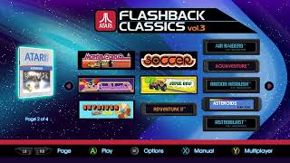 Asteroids (Atari 5200 game via Atari Flashback Classics vol 3 on Xbox Series X)