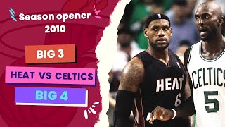 Miami Heat vs. Boston Celtics, NBA Full Game, October 26, 2010, Regular Season