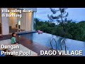 Review dan Room Tour Dago Village Bandung | Villa Zahra BV3 | Private Pool dan Pemandangan Alam