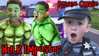 COP CAR CHASES HULK IMPOSTER GOING CRAZY!
