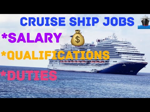 Cruise Ship Job Opportunities, Salary Expectations, Minimum ...