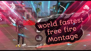 world fastest free fire Montage/world fastest free fire beat sync montage/free fire 😍😍😍