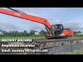 maxway machine company ltd china 21.5 ton amphibious excavator assembled 15 meter long arm