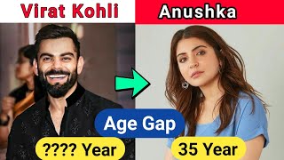 Virat Kohali & Anushka Sharma age gap 2023, Virat Kohli age 2023, Anushka Sharma age 2023, Virat