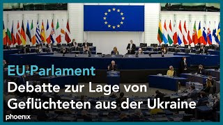 Ukraine: EU-Parlament zur Situation von Geflüchteten