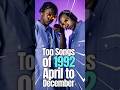 Top Songs 1992: April to December! #music #90smusic #musiconfire #90ssongs #top10 #top10songs