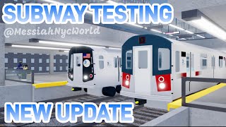 Roblox | Subway Testing Remastered - MAJOR UPDATE!!!