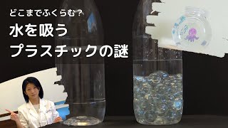 おうちで子どもの実験教室（低学年クラス）「どこまでふくらむ？水を吸うプラスチックの謎」