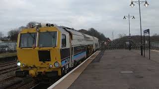 Volker rail DR75401 at Wakefield Kirkgate 8/1/24.