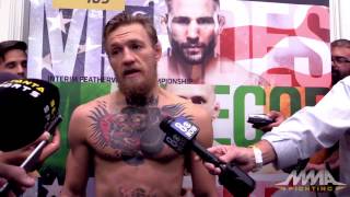 UFC 189: Conor McGregor Says Jose Aldo's 'Time Will Come'