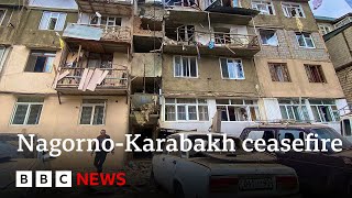 Nagorno-Karabakh conflict: Ethnic-Armenian forces agree to Azerbaijan ceasefire - BBC News