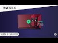 3D Box | Tilt Effect using hover3d.js | CSS - JavaScript Tutorial