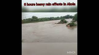 Effects of 6 hours heavy rain in Akola