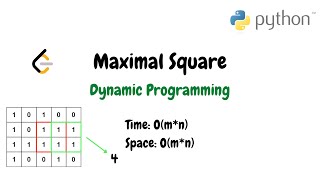 Maximal Square | Python DP Top Down Solution