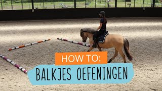 HOW TO: oefeningen met BALKJES | #117 | HorseFitShop