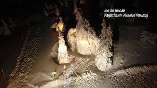 森吉山阿仁スキー場　夜の樹氷観賞会　Mt.Moriyoshi ANI SKI RESORT Night Snow Monster Viewing