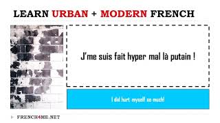 Learn French in 5 minutes I Urban French # 1168