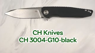 Розпаковка CH Knives CH 3004-G10-black