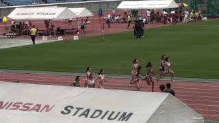 2017関東インカレ　女子1部100m　予選1組～3組