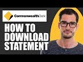 How To Download Commonwealth Bank Statement (Commbank Statement)