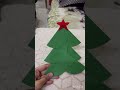 paper christmas tree🌲🎅 christmas merrychristmas santaclaus craft jinglebells