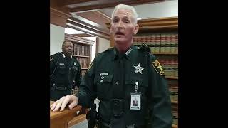 CRAZED TYRANNICAL Deputies \u0026 Law Librarian threaten Patron Working on False Arrest case! TARGETED!