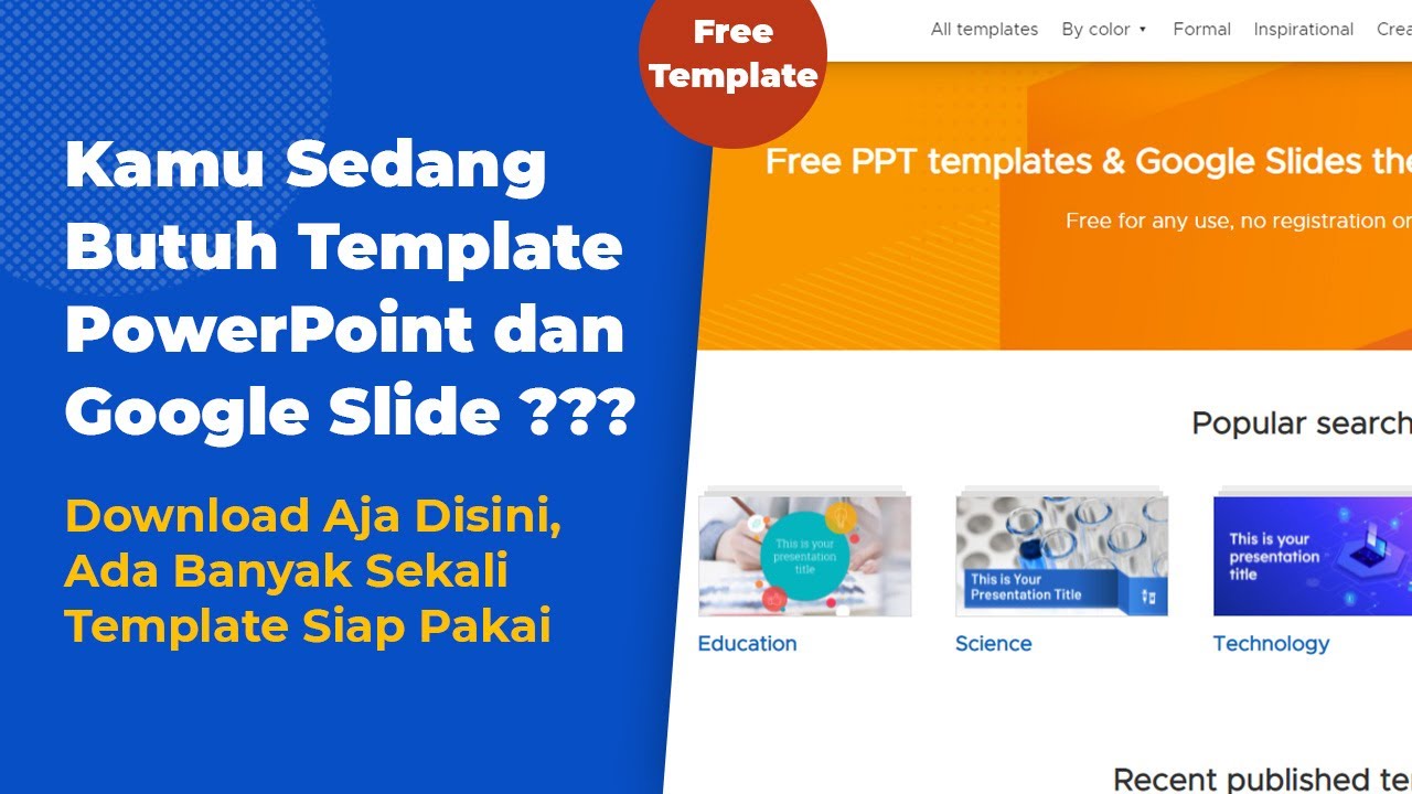 Ribuan Template PowerPoint Dan Google Slide Siap Pakai, Download Aja ...