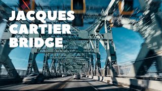 Crossing Jacques Cartier Bridge, Montreal, Quebec [4K]