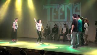 2011.11.27 Bad Queen Ibuki \u0026 Yumeki VS NON  MIRAI  KOYUKI  TERU @TEENS MASTERPIECE