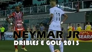 ★ Neymar melhores dribles e gols ★ (10,11,12 , 2013) • FULL HD