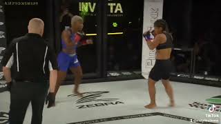 invicta mel Pit Bull vs tina Black