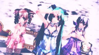 【MMD】ライアーダンス Tda式 テト ミク ハク ( Tda Teto Miku Haku )