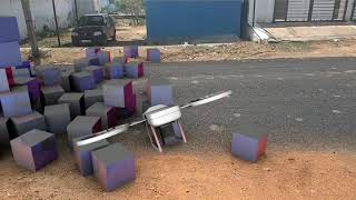 Surveying the mysterious CUBE Spawner with drone