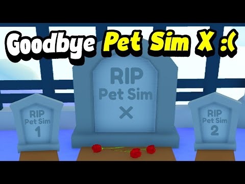 Pet Simulator X's Funeral, Its time to say goodbye ️