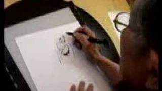 Iwao Takamoto drawing Fred Flintstone