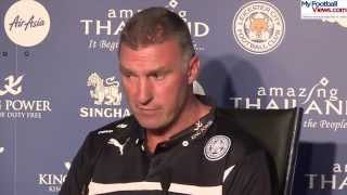 Nigel Pearson interrupted by phone call for Grant...