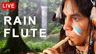 Native American Flute Music and Rain LIVE - Deep Sleep, Anxiety Relief, Meditation, Relaxation