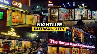 BUTWAL, Nepal - City Night Walk 2022 - 4K Nightlife Walking Tour