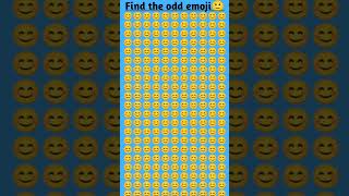 Try to find different emoji 🙂 #testyourbrain #quiz #eyetest #emojigame #emojiquiz #shorts