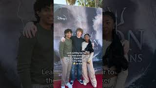 the trio on the red carpet #percyjackson #booktok #pjo | credit: @zyopjo