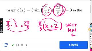 Graph sinusoidal functions : phase shift : Khan Academy