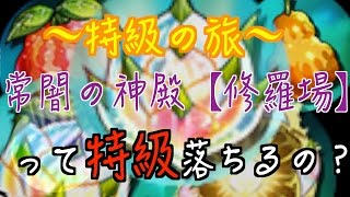 【モンスト】わくわくの実！常闇の神殿【修羅場】って特級落ちるの!?おかきのモンスト日記「第27話」