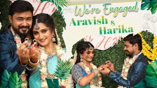 Finally We are Engaged !!! ❤️🤩 | Aravish \u0026 Harika Engagement Ceremony ❤️🎉 | Harika's diary