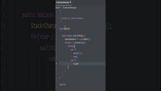 Valid Parentheses | Facebook Interview Question | Leetcode 20 #leetcode #dsa #java #code #interview