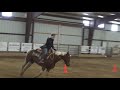 sky loping exercise technique to slow down the lope and correcting the shoulder running out