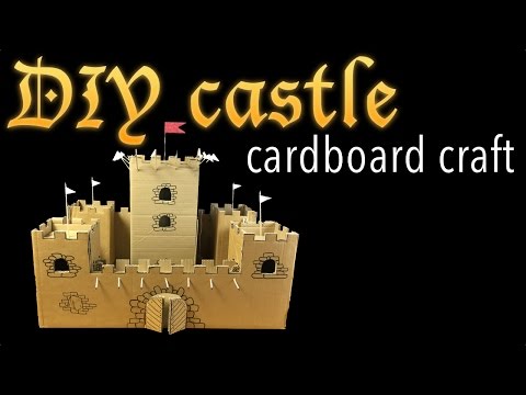 Make amazing cardboard castle DIY easy Make amazing cardboard castle DIY easy