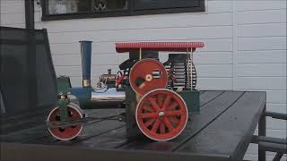 Wilesco 'Old Smoky' Live Steam Model Steamroller  1960 -- First Run Post-Cleaning ls