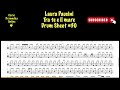 Laura Pausini  Tra te e il mare  DRUM TRANSCRIPTION DRUM SHEET MUSIC #30