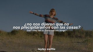 taylor swift - wonderland (taylor's version) (traducida al español + lyrics)