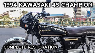 1994 KAWASAKI 4S CHAMPION COMPLETE RESTORATION | 4S CHAMPION MODIFIED